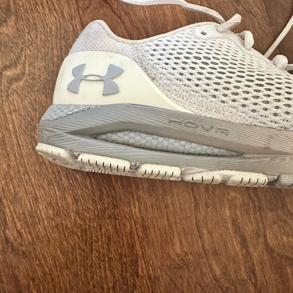 Under Armour Women's Gray and White Athletic Shoes